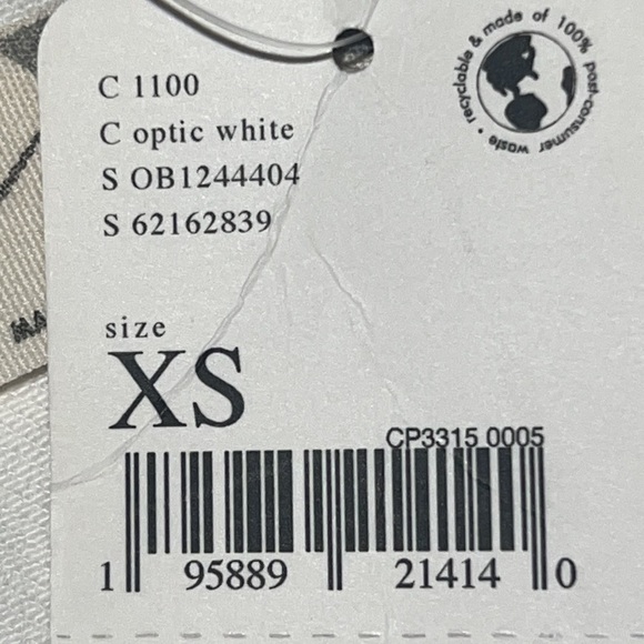 FREE People Marci button through denim jumpsuit in white size XS - Picture 15 of 17